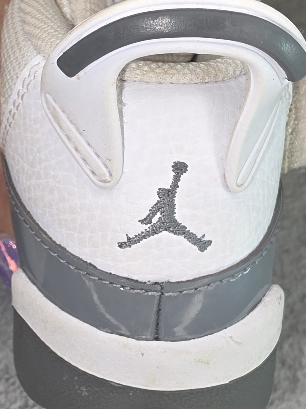 Air Jordan 6 Rings Kids' White & Grey Colorway